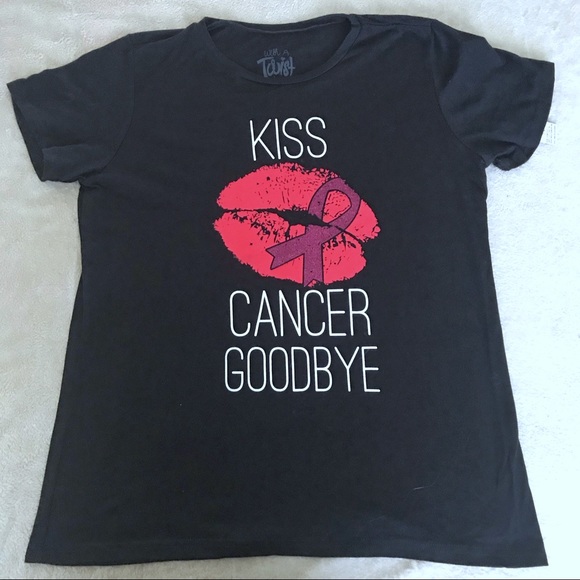 NWT Kiss Cancer Goodbye T-Shirt π - Picture 1 of 2